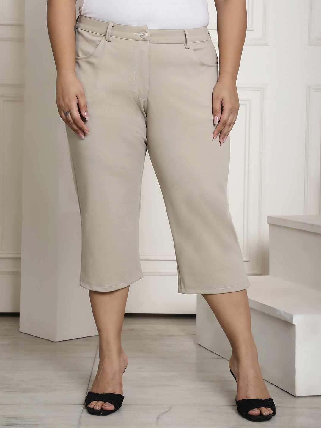 Chic Plus Size Women’s Casual Wear Trouser