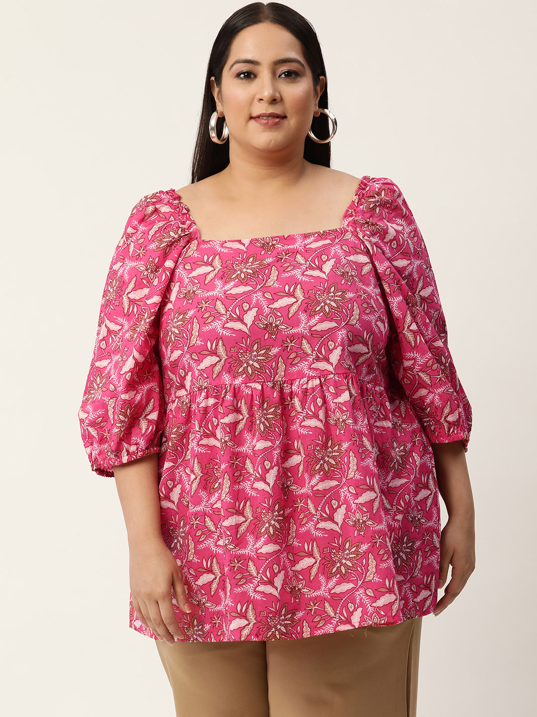 Elegant Plus Size Women Casual Top