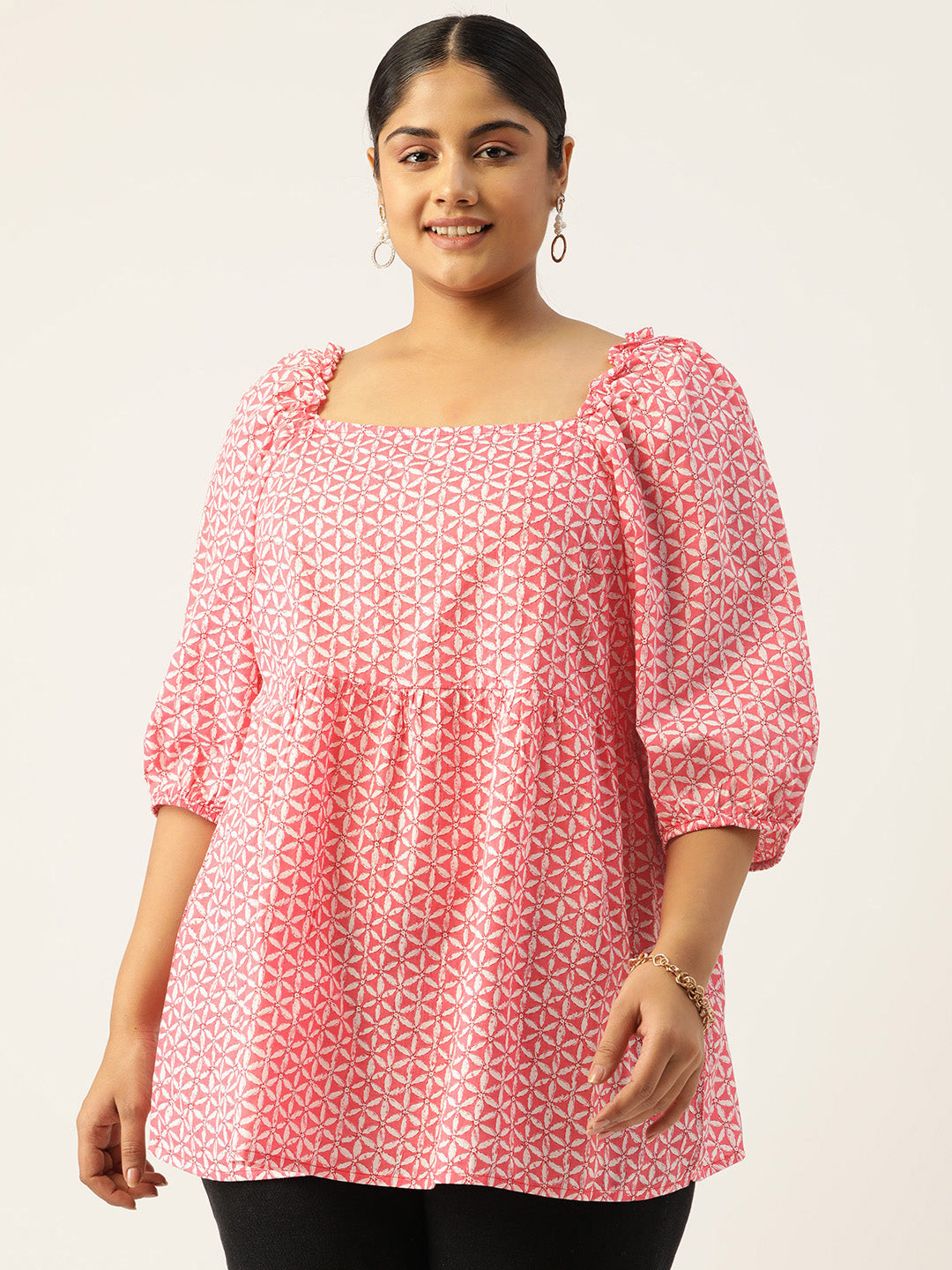 Elegant Plus Size Women Casual Top