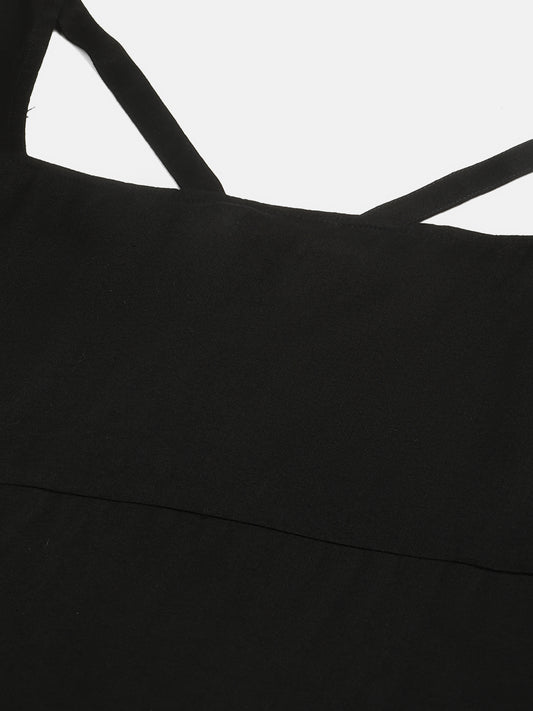 Plus Size A-Line Party Wear Midi Dress