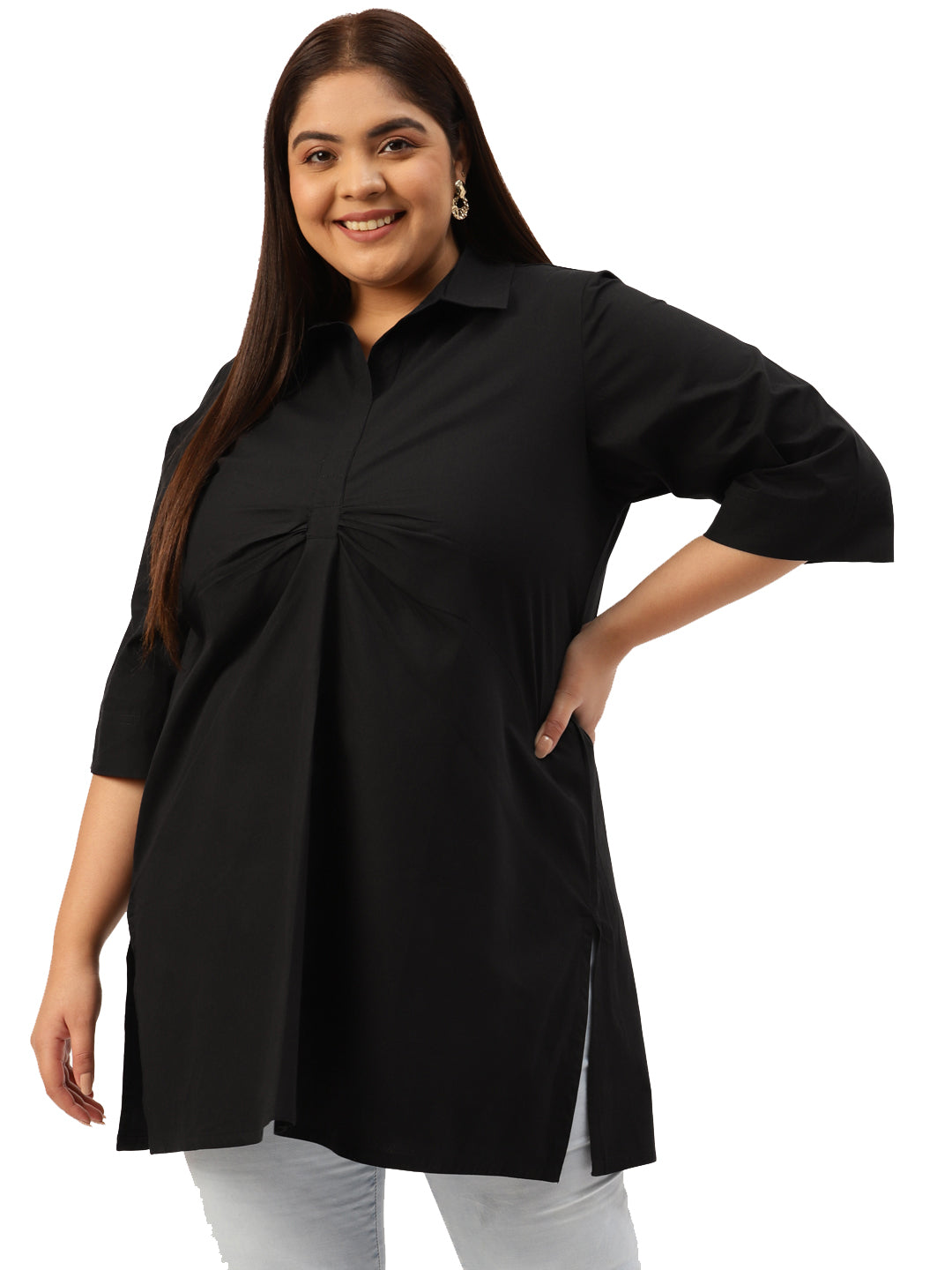 Elegant Plus Size Women Casual Top