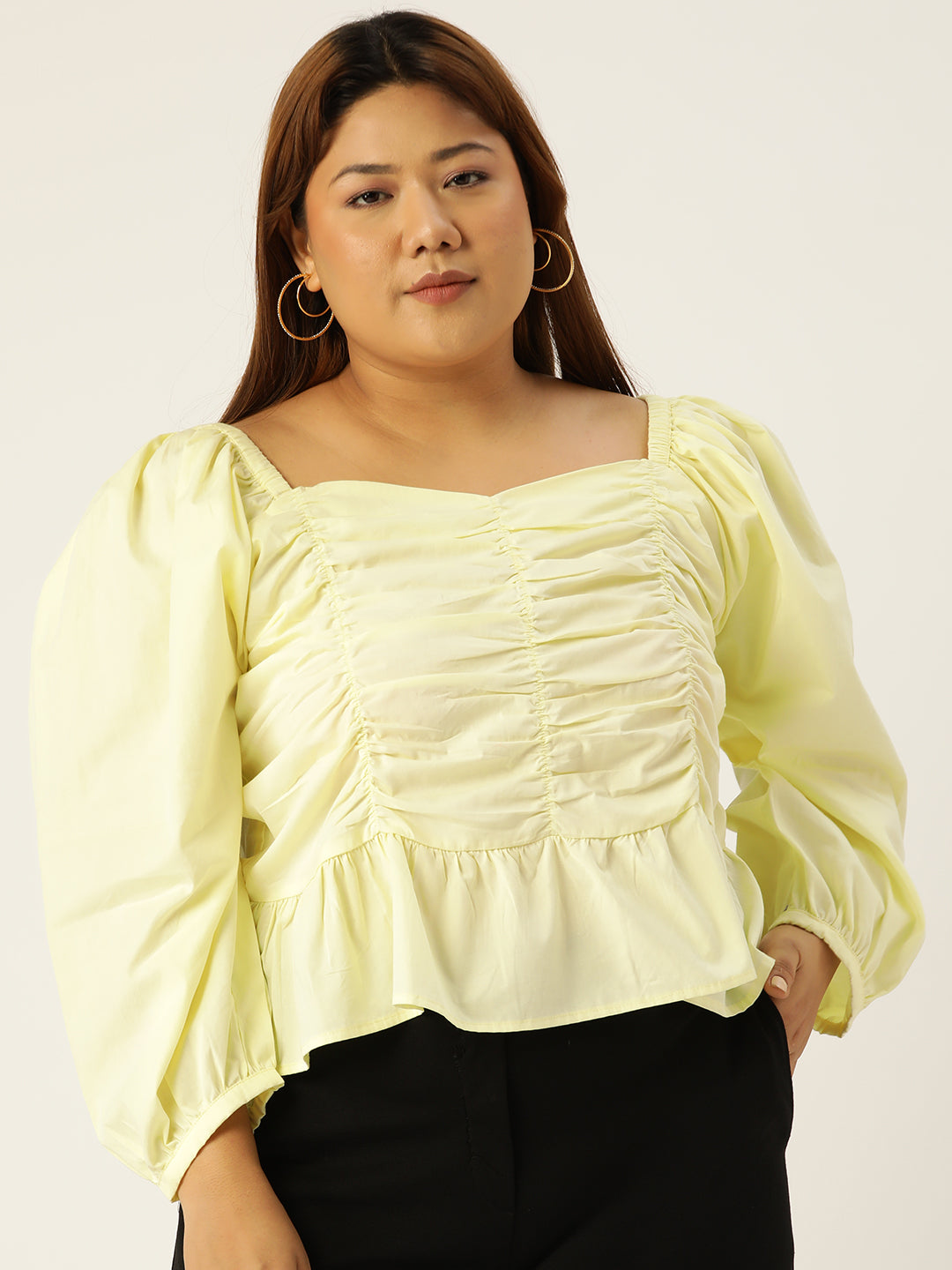 Elegant Plus Size Women Casual Top