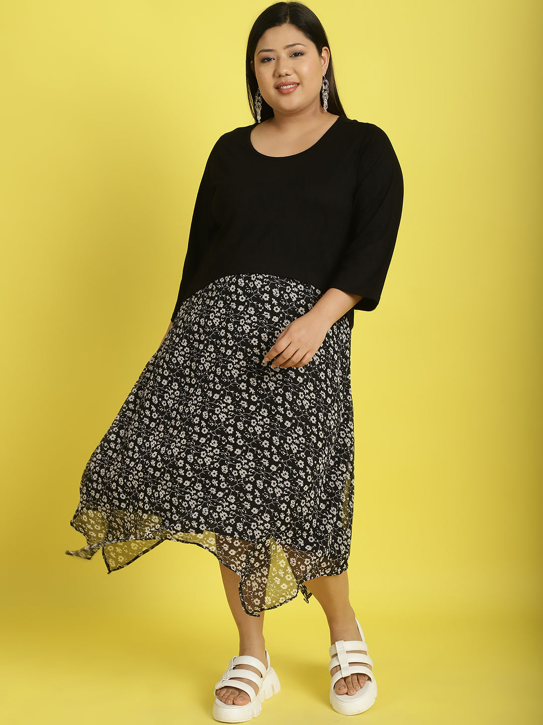 Plus Size A-Line Dress