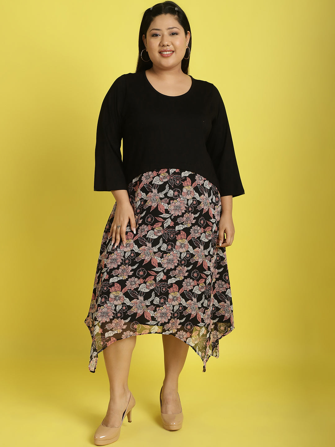 Plus Size A-Line Dress