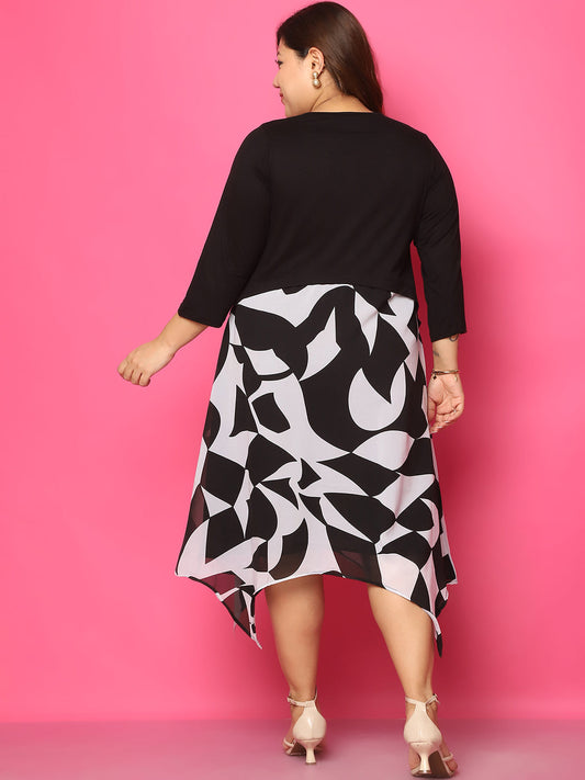 Plus Size A-Line Dress