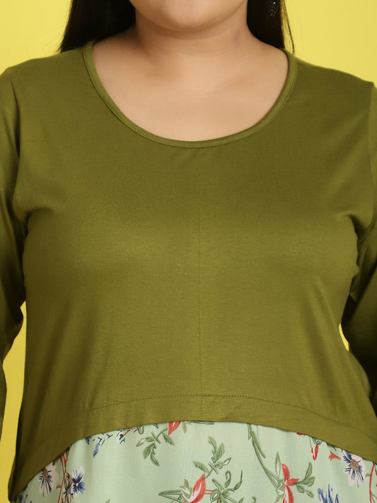 Plus Size A-Line Dress