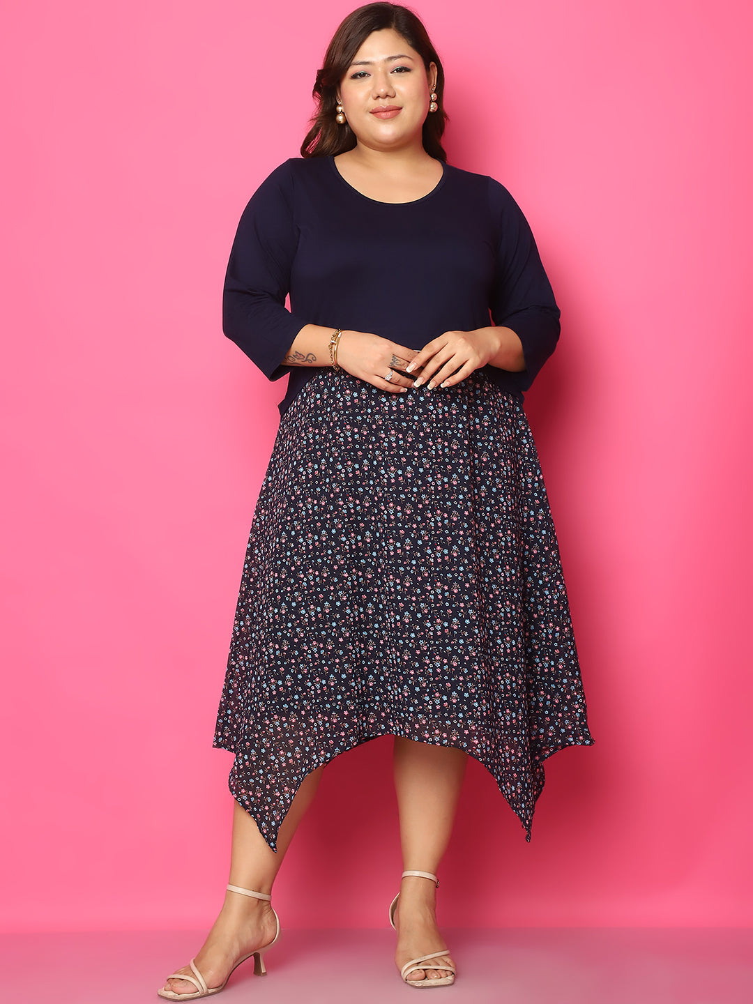 Plus Size A-Line Dress
