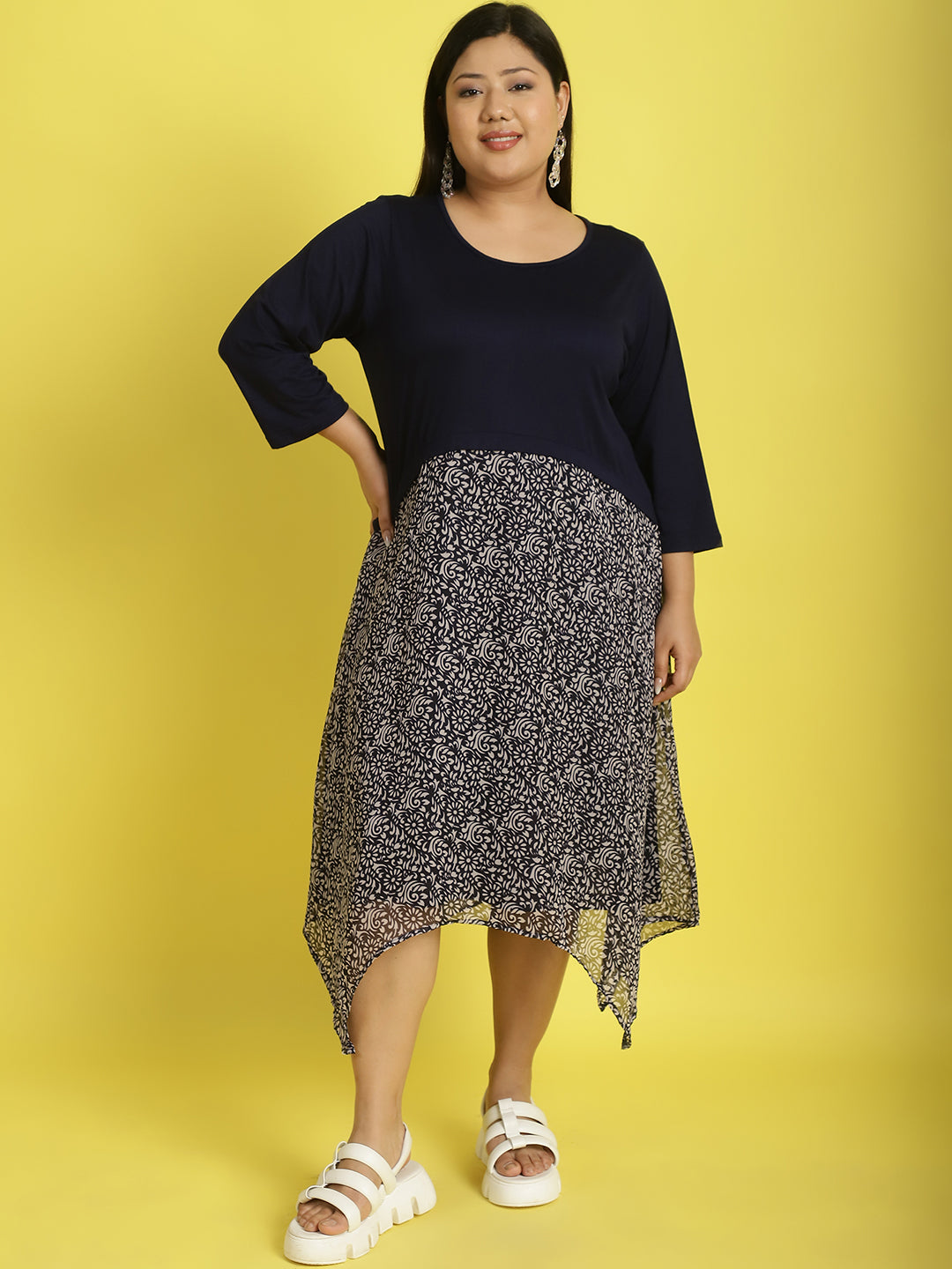 Plus Size A-Line Dress