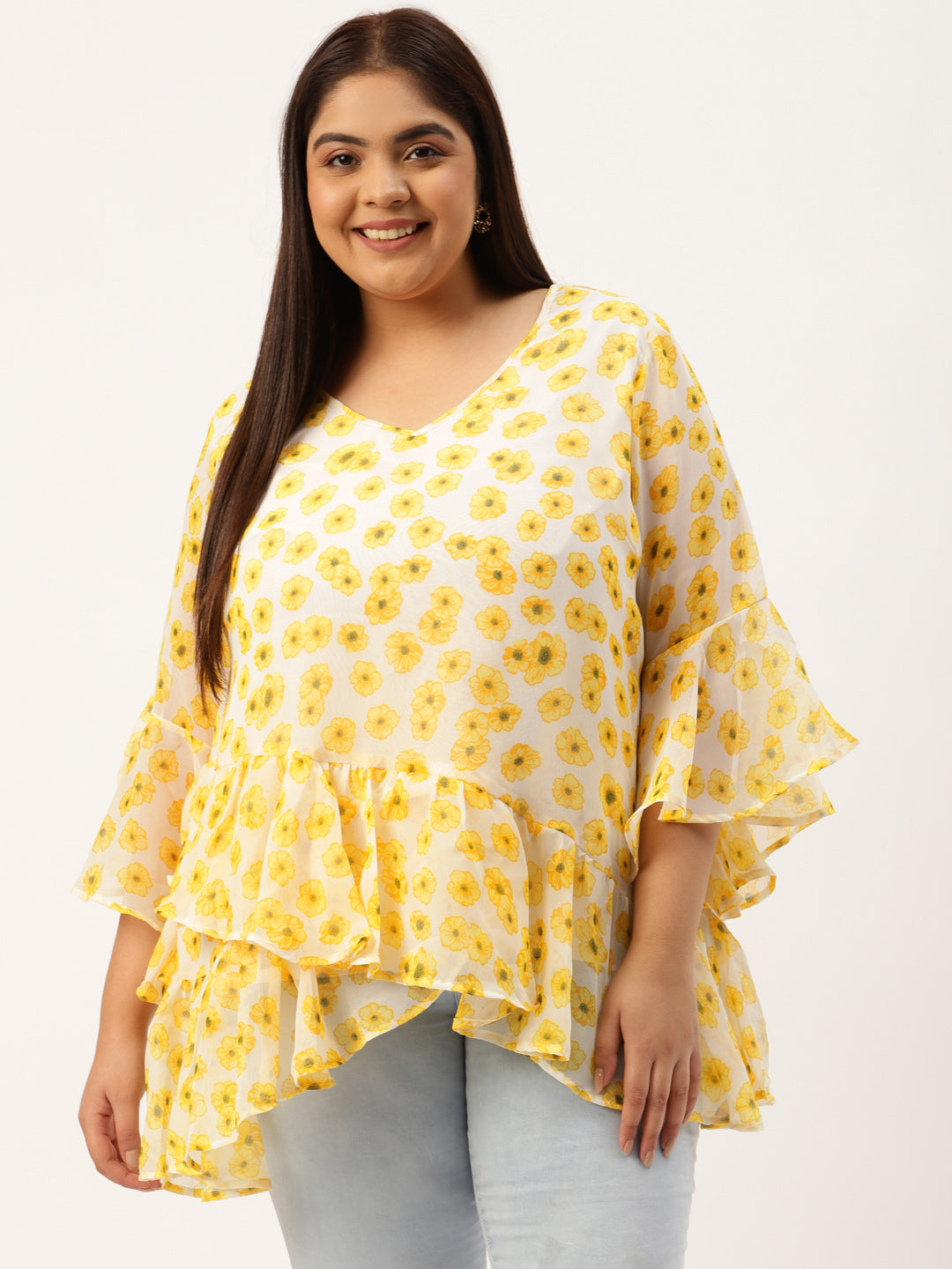 Elegant Plus Size Women Casual Top