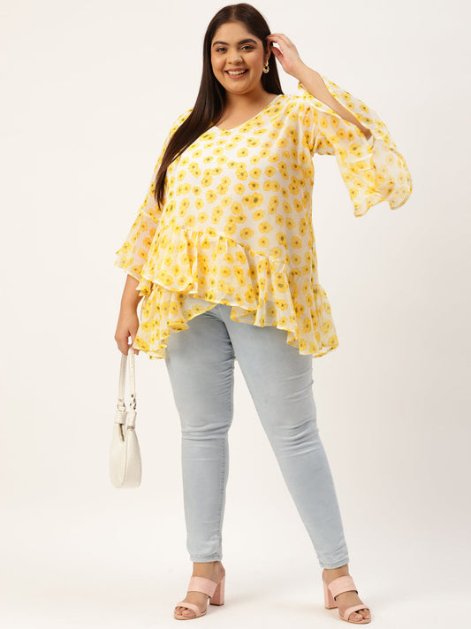 Elegant Plus Size Women Casual Top