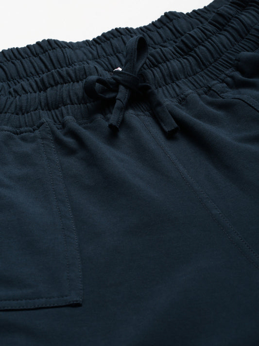 Women Plus Size High-Rise Cargo Joggers