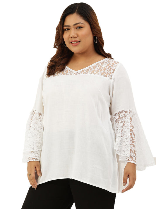 Elegant Plus Size Women Casual Top