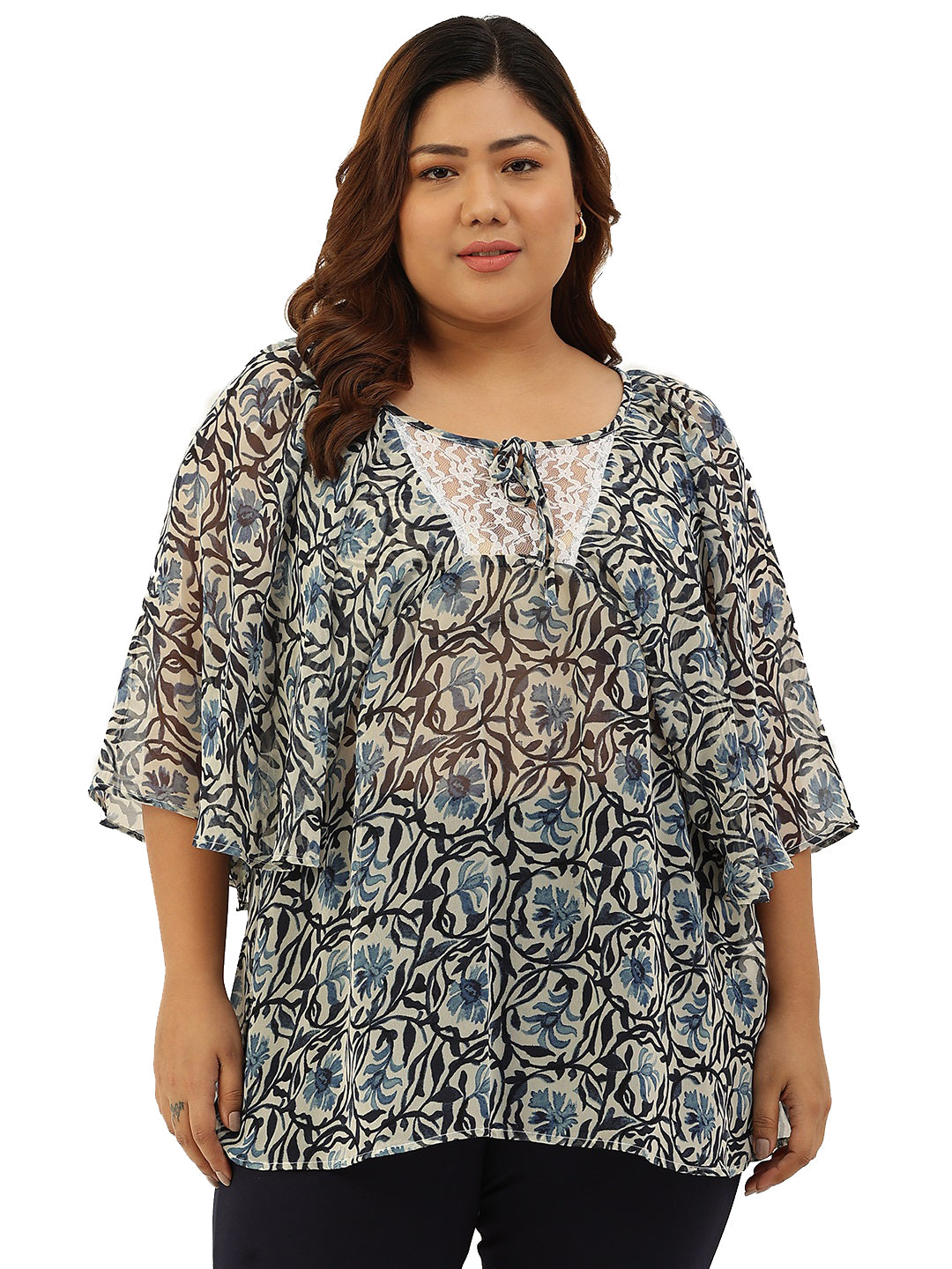 Elegant Plus Size Women Casual Top