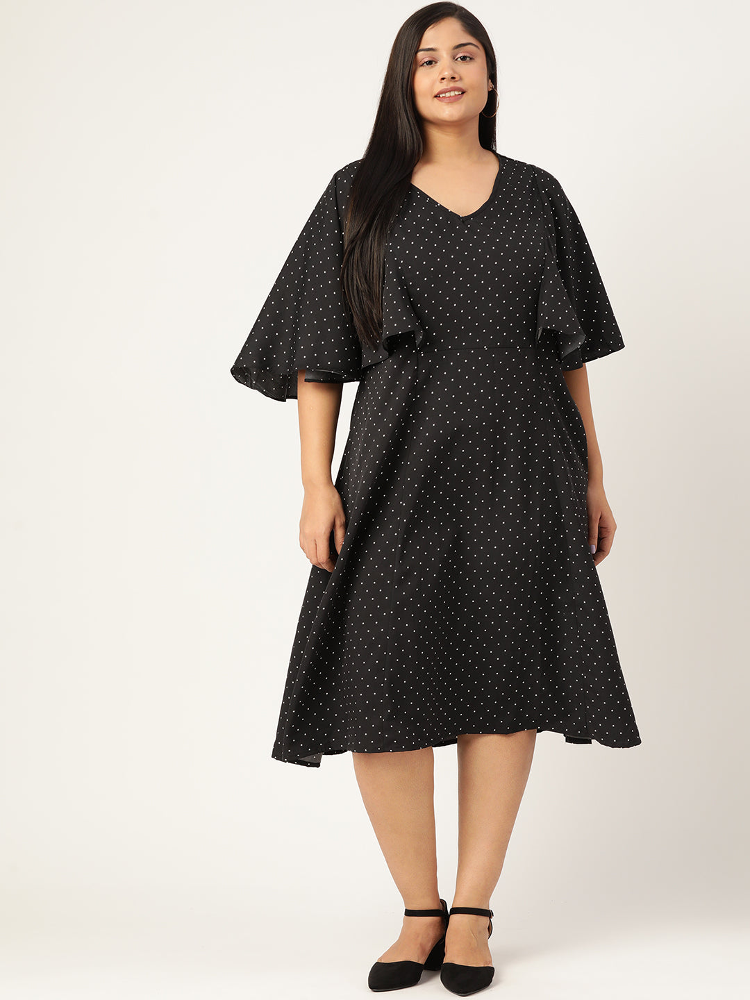 Modern Trendy Plus Size Women’s Dress