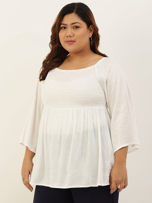 Plus Size A-Line Bobbin Party Wear Top