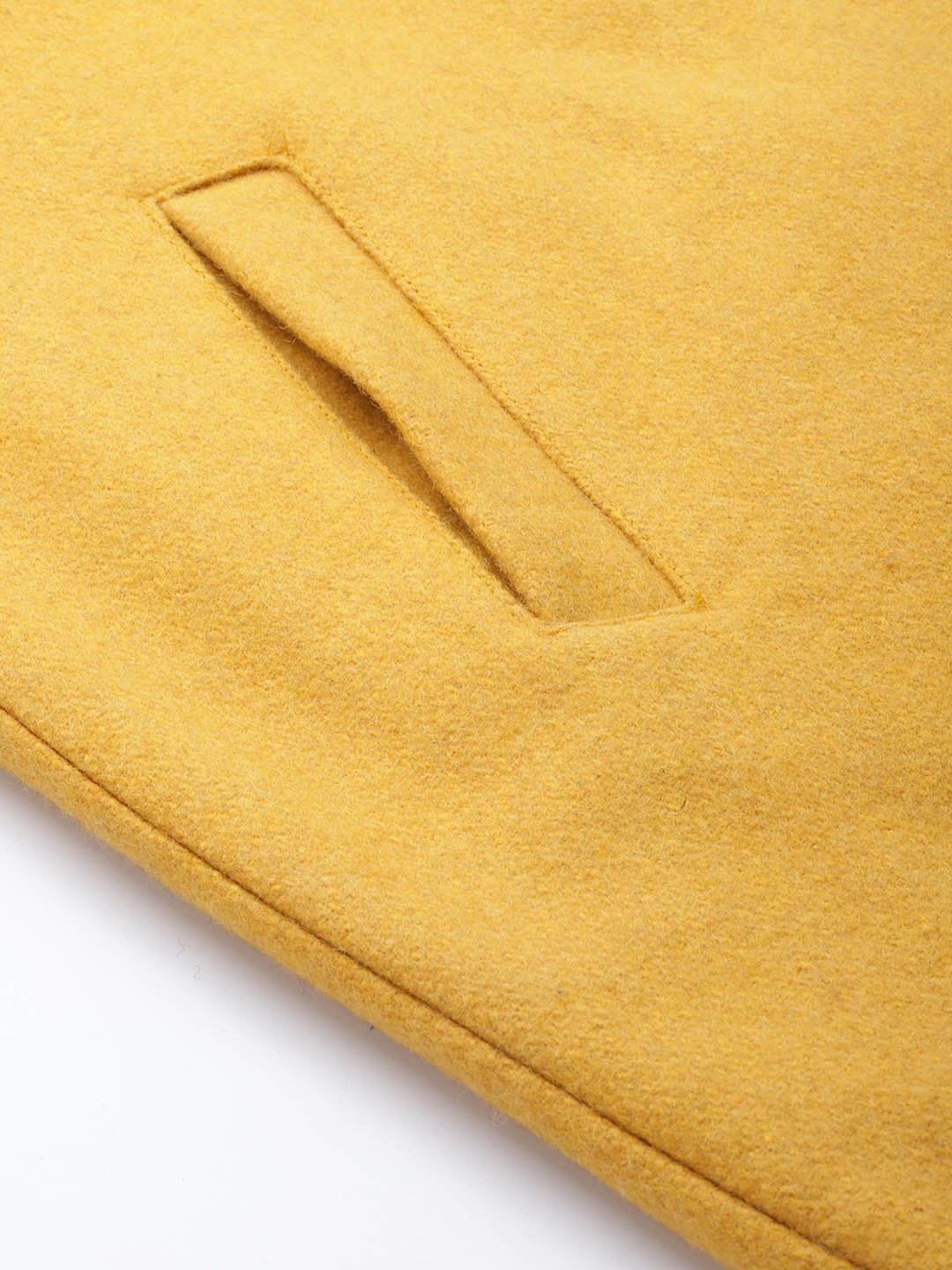 Notched Lapel Longline Overcoat