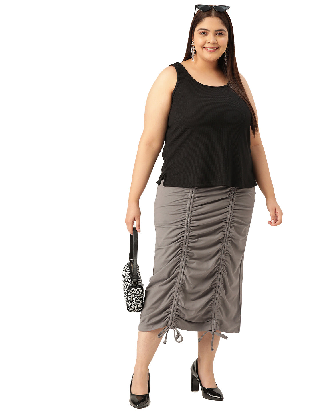 Plus Size Cotton Rib Camisole