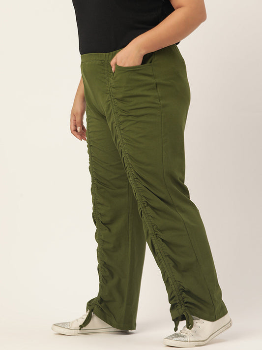 Voguish Plus Size Women’s Western Wear Trouser