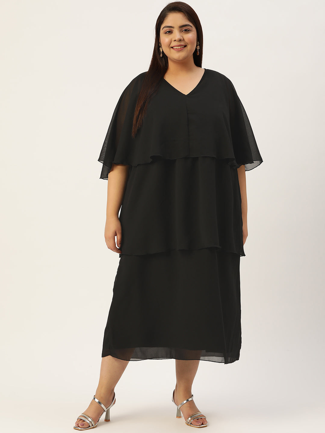 Plus Size Layered Dress