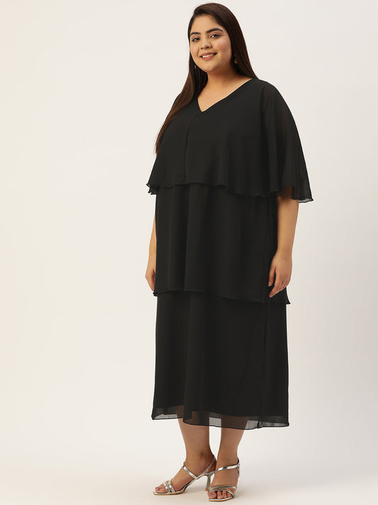 Plus Size Layered Dress