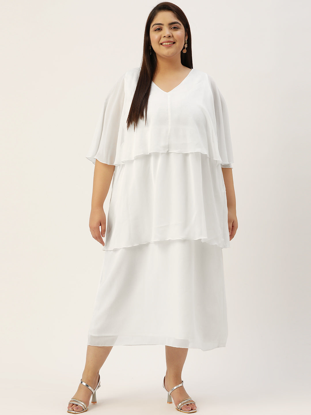 Plus Size Layered Dress