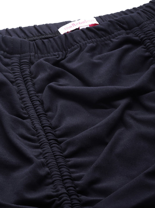 Plus Size Skirt for Women with Ruching with Drawstrings