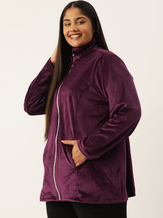 Soft Fleece Zip-Up Jacket