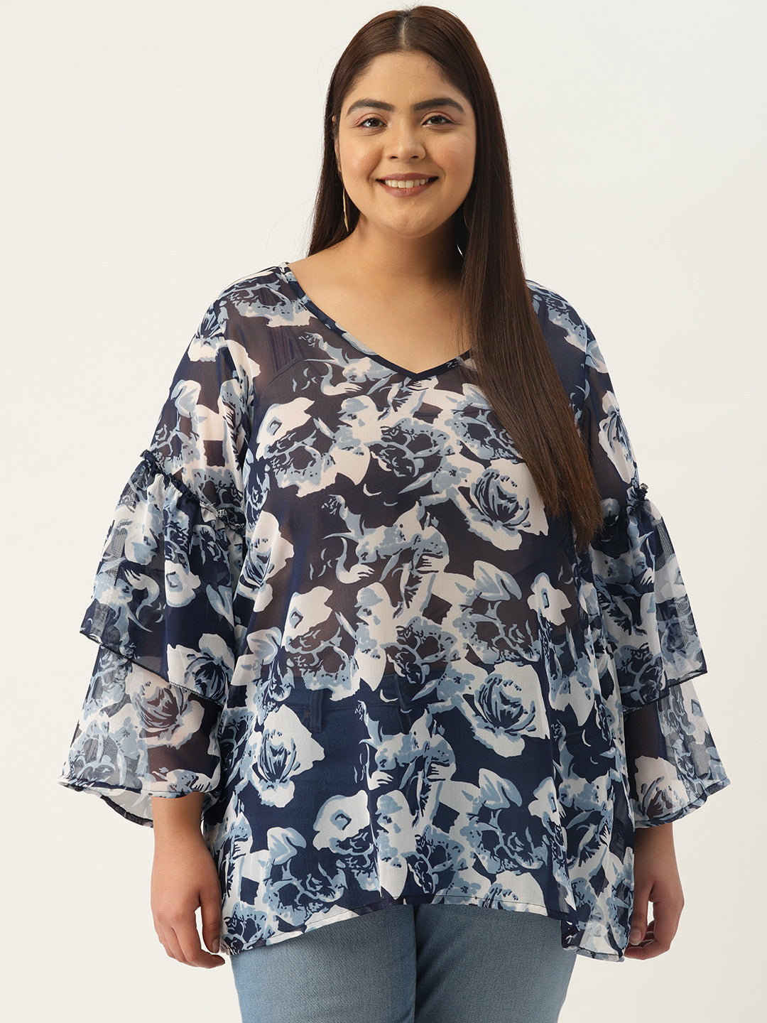 Plus Size A-Line Top