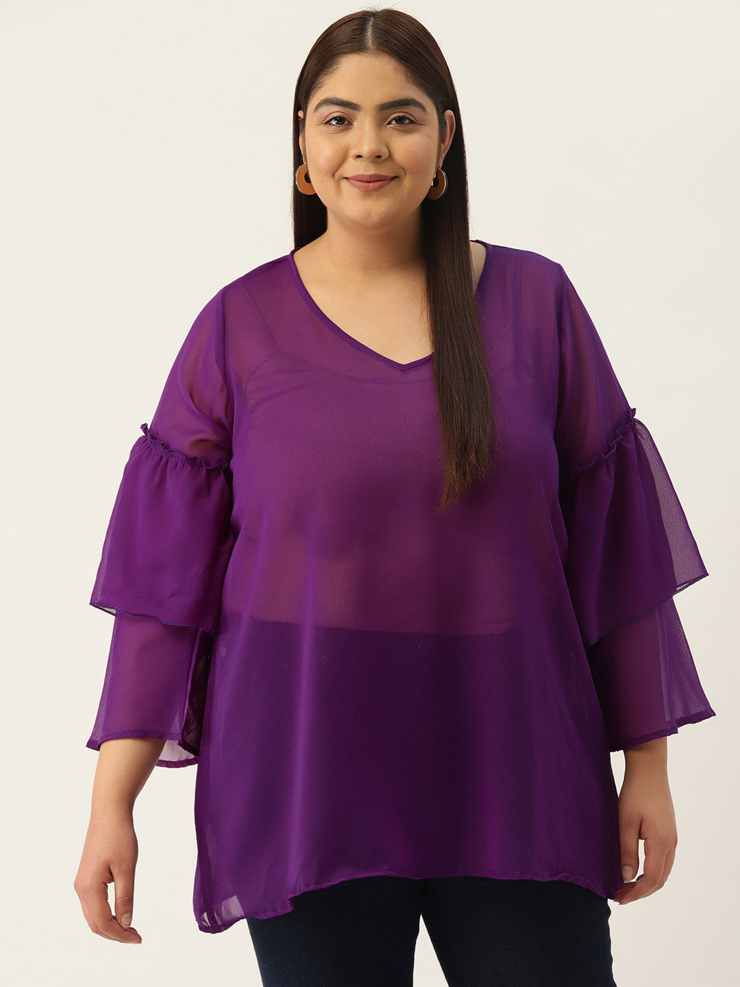 Plus Size A-Line Top
