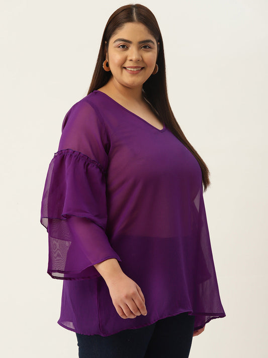 Plus Size A-Line Top