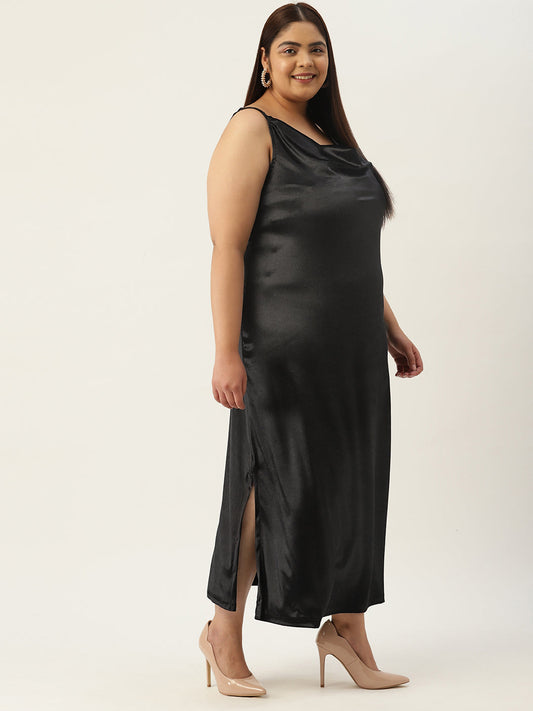 Plus Size Velvet Party Wear Dress
