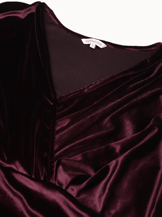 Plus Size Velvet Party Wear Dress