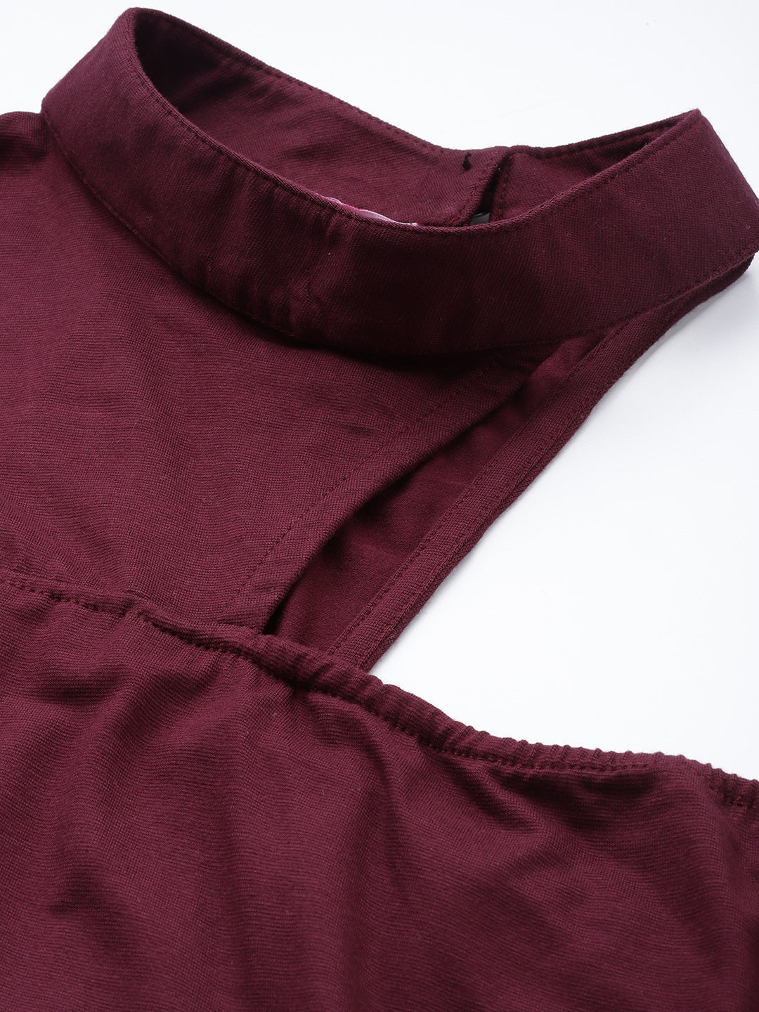 Plus Size Knitted One Shoulder Top