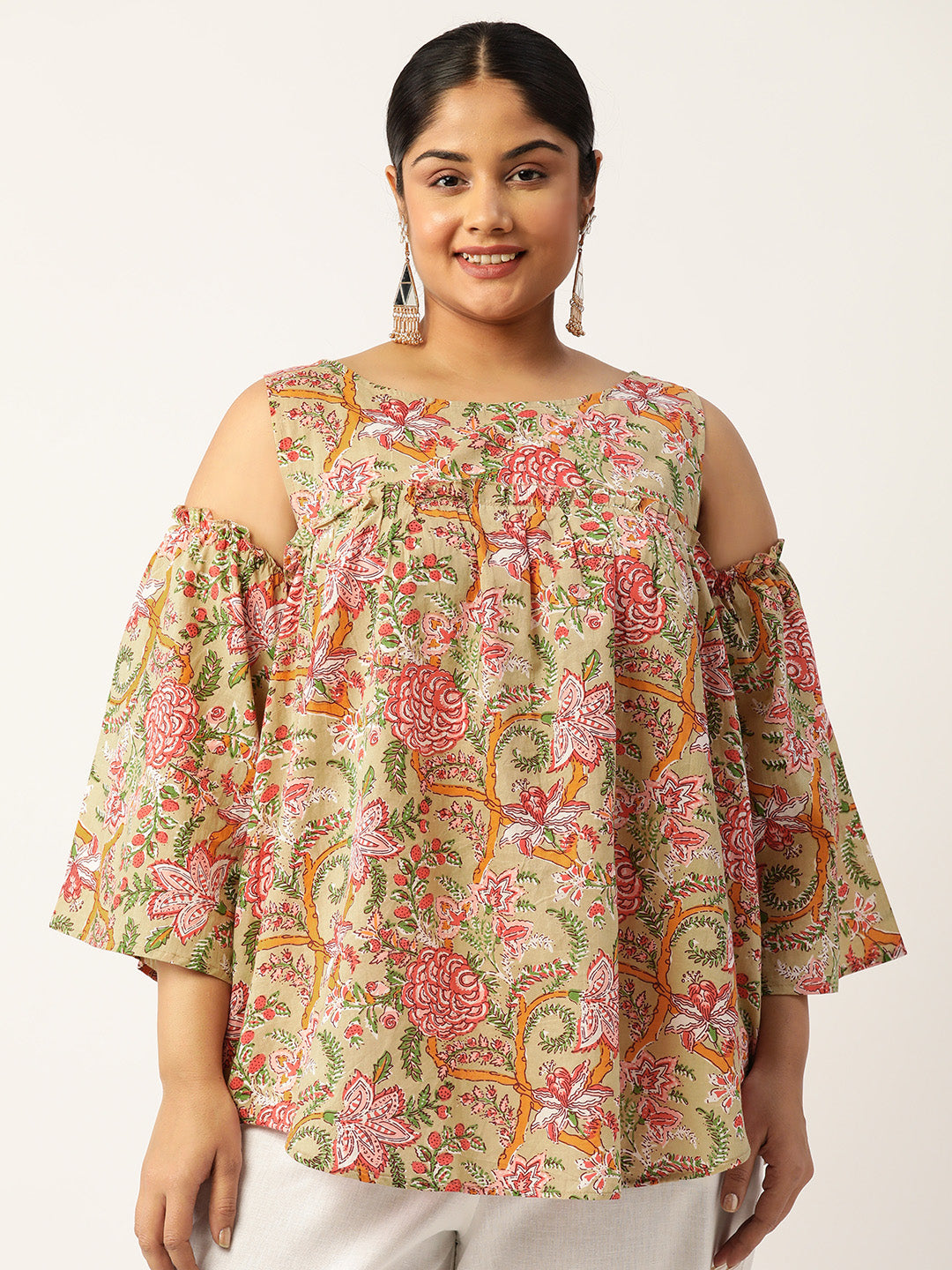 Plus Size Women Stylish Top