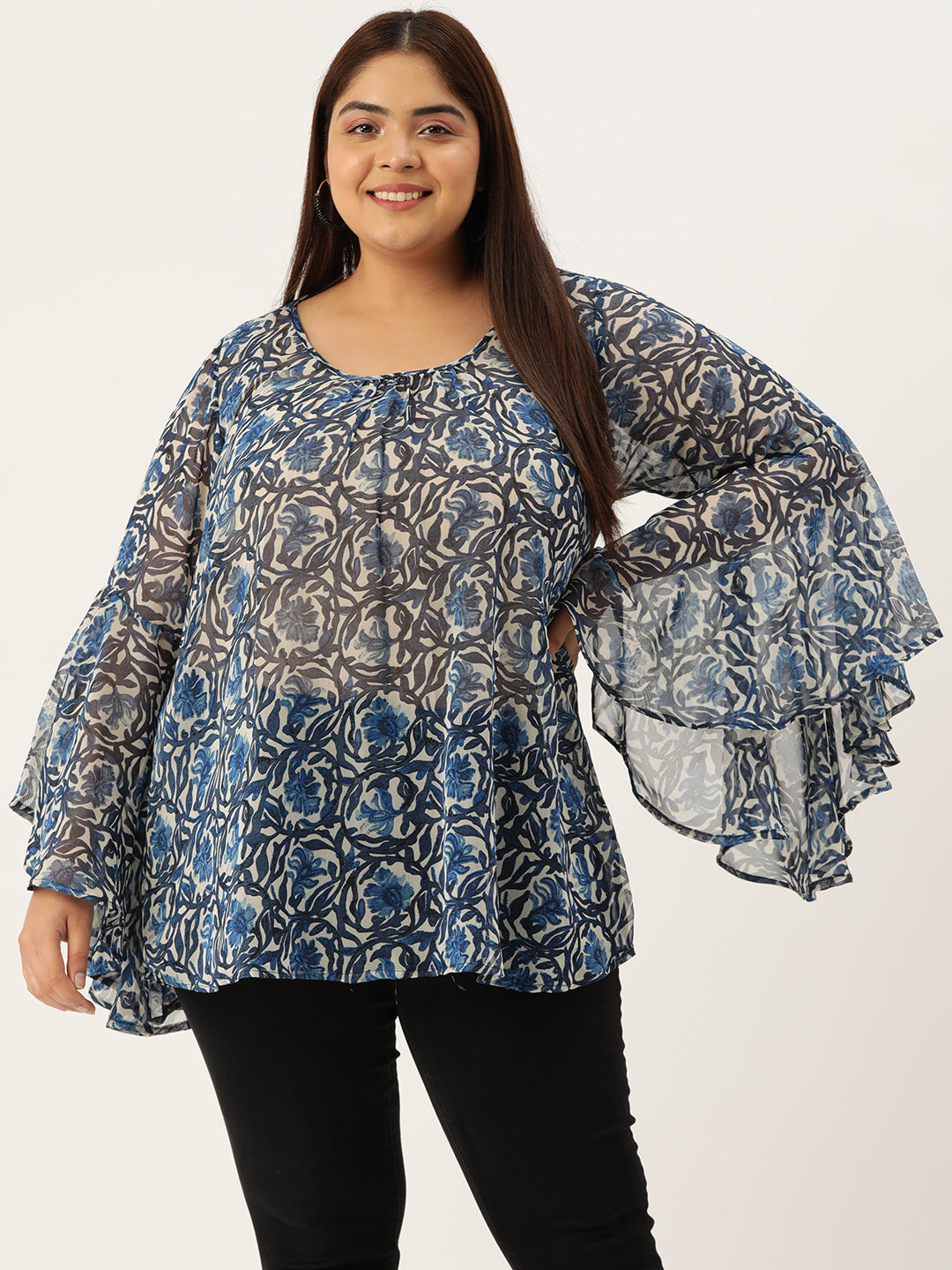 Plus Size Longline Top