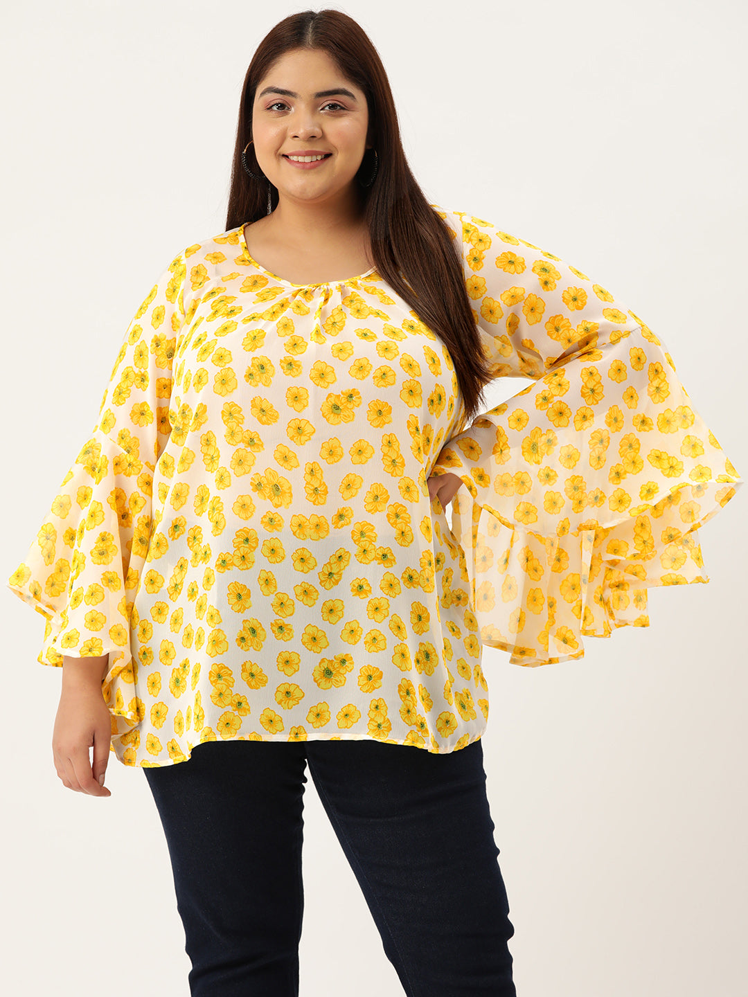 Plus Size Longline Top