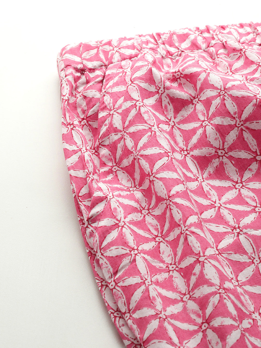 Plus Size Women's Pants in Printed Cotton