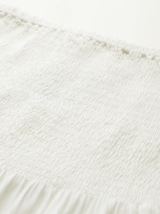 Plus Size Off-shoulder A-Line Maxi Dress