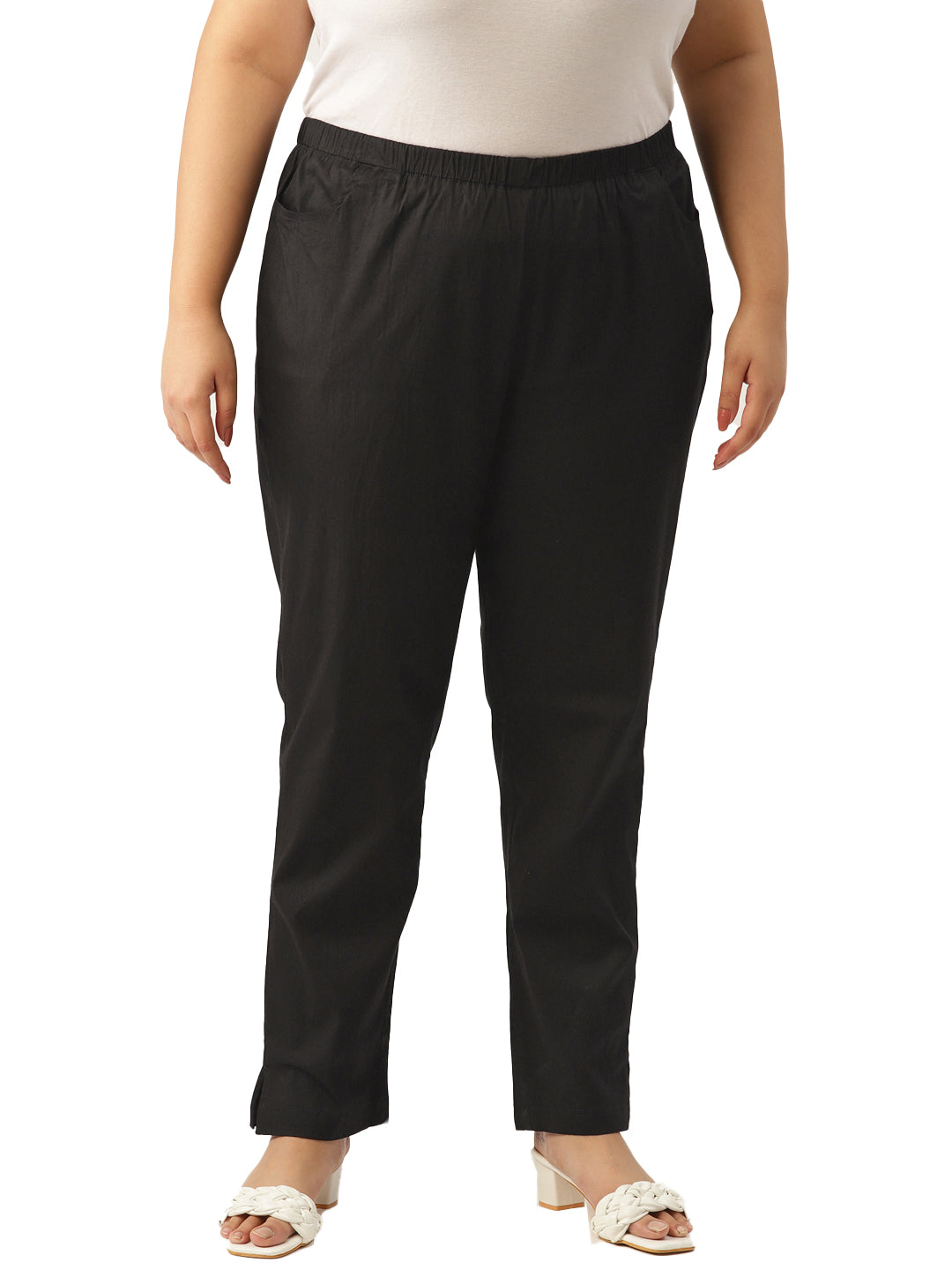 Voguish Plus Size Women’s Western Wear Trouser