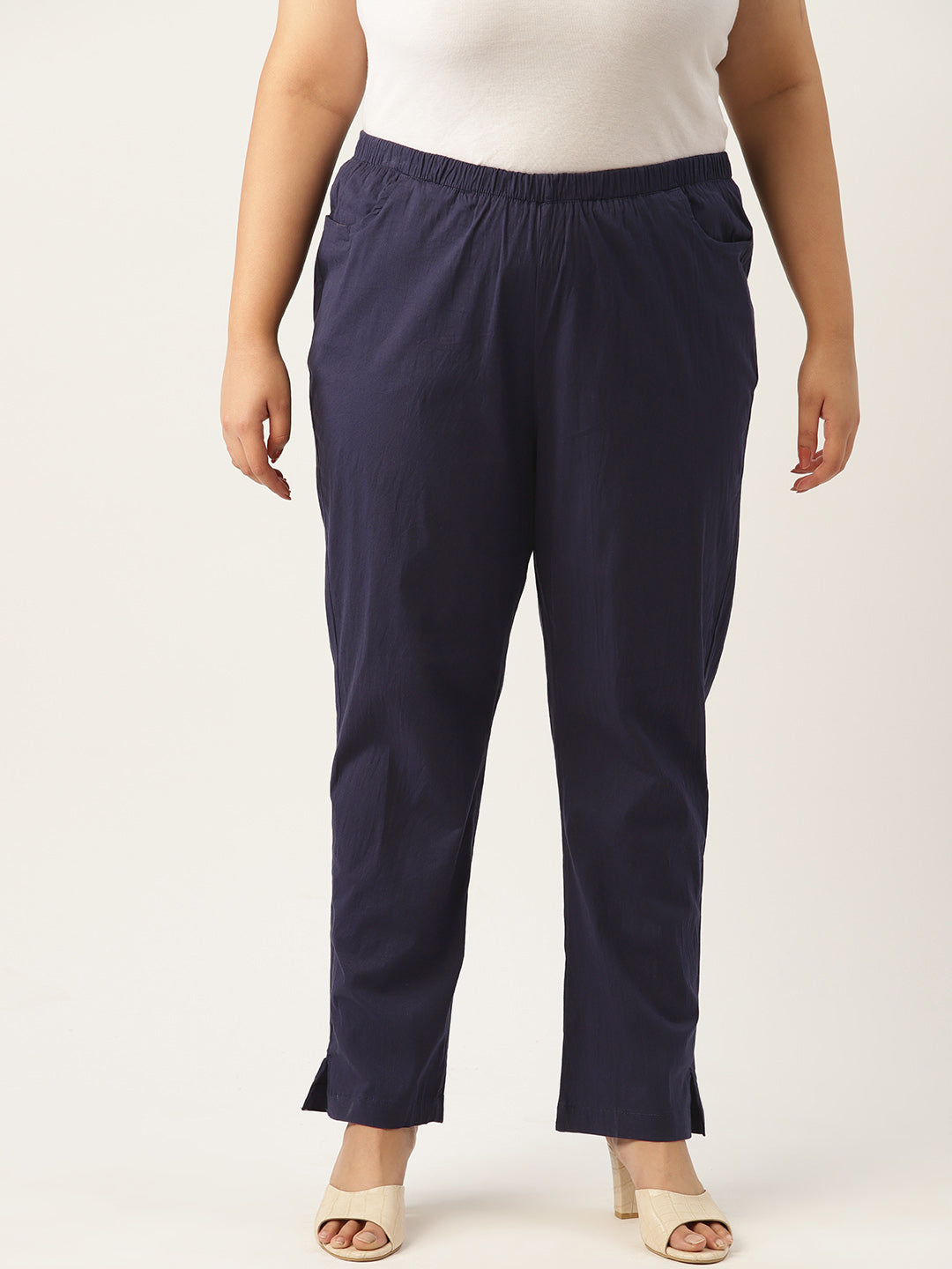 Voguish Plus Size Women’s Western Wear Trouser
