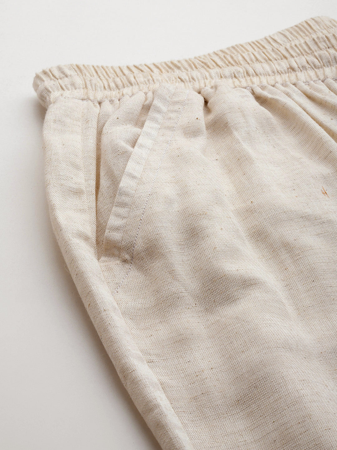 Women Plus Size Relaxed High-Rise Trousers