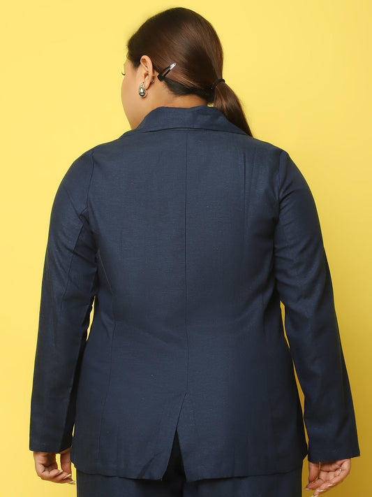 Women Lightweight Longline Tailored Jacket