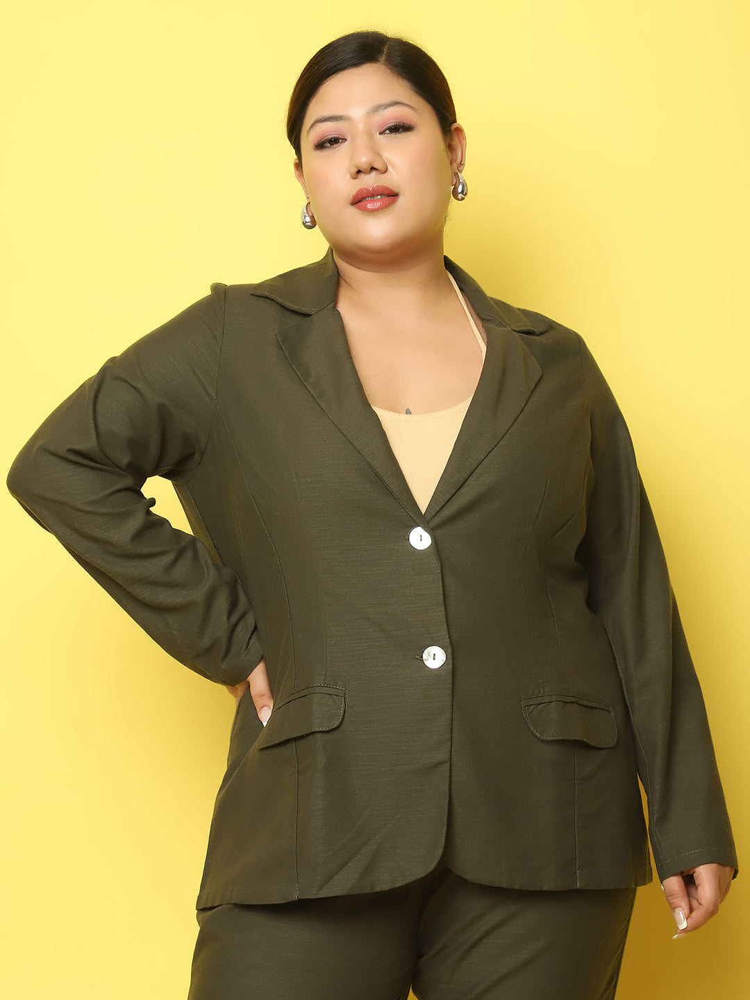 Women Lightweight Longline Tailored Jacket