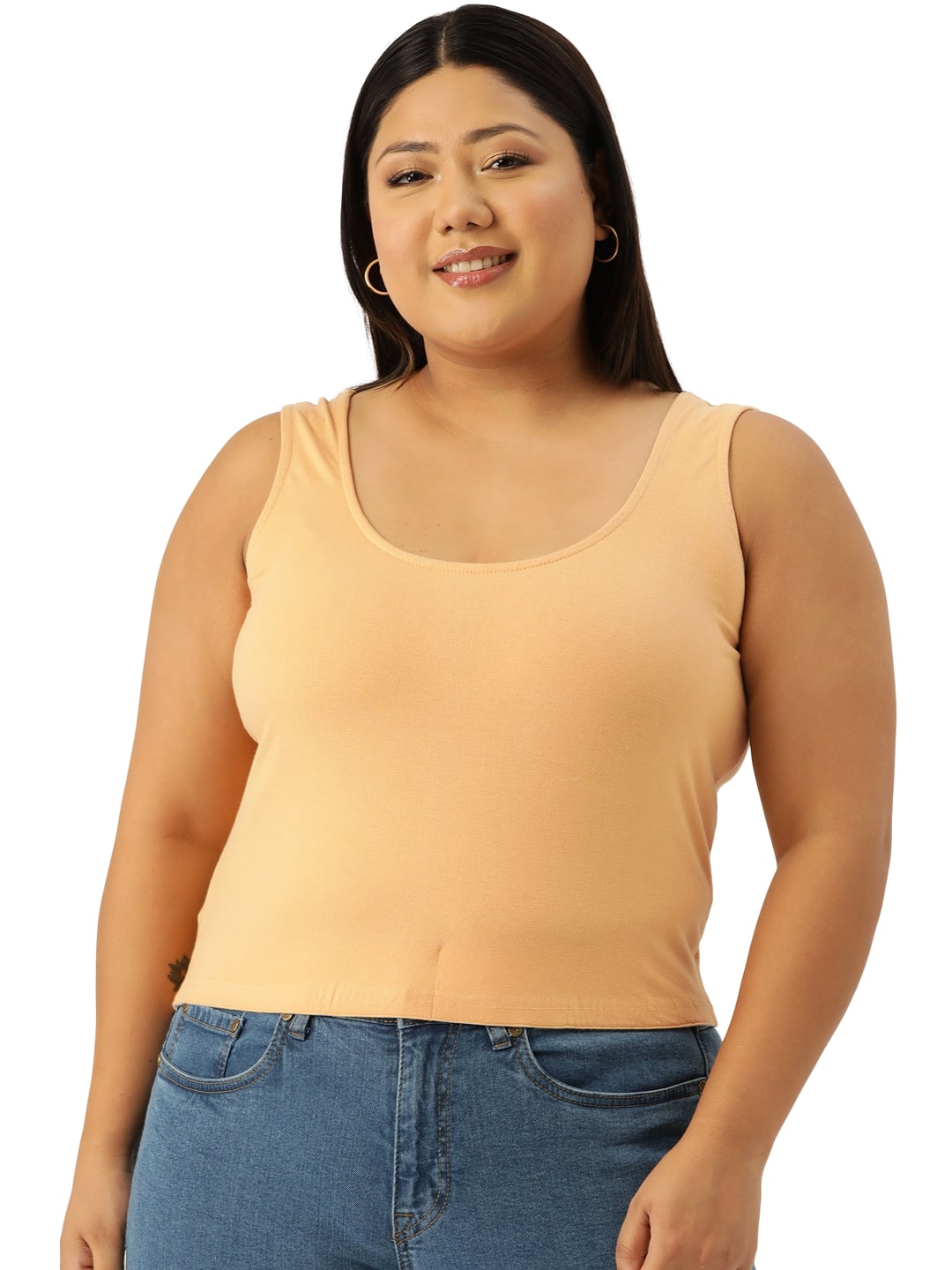 Plus Size Cropped Top
