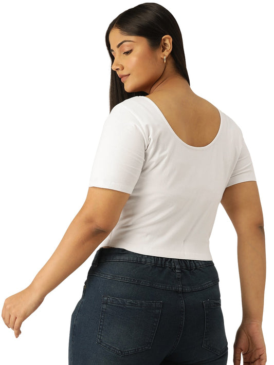 Plus Size Cropped Top