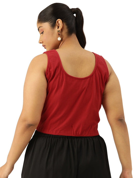 Plus Size Cropped Top