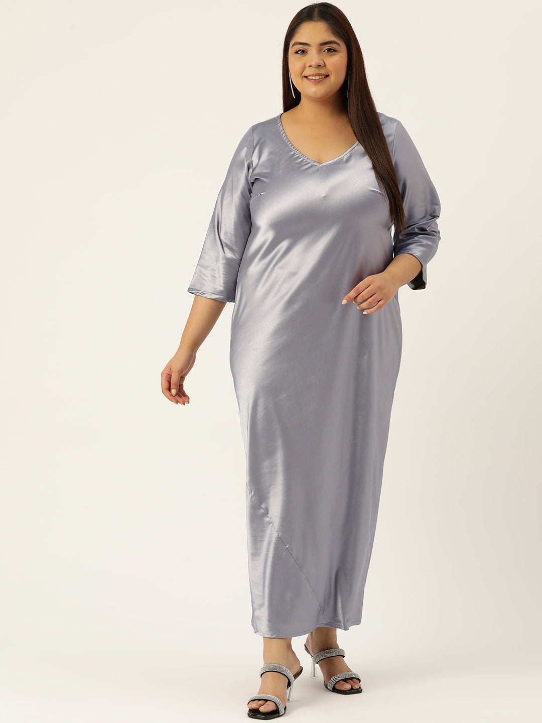 Modern Trendy Plus Size Women’s Dress