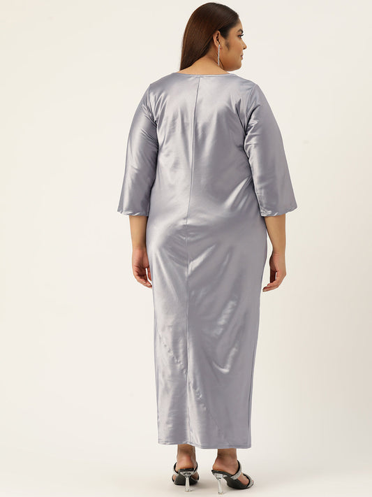 Modern Trendy Plus Size Women’s Dress