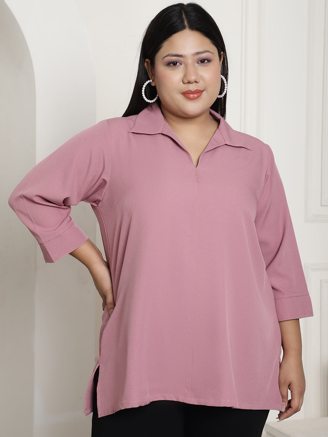 Trendy Plus Size Women Casual Top