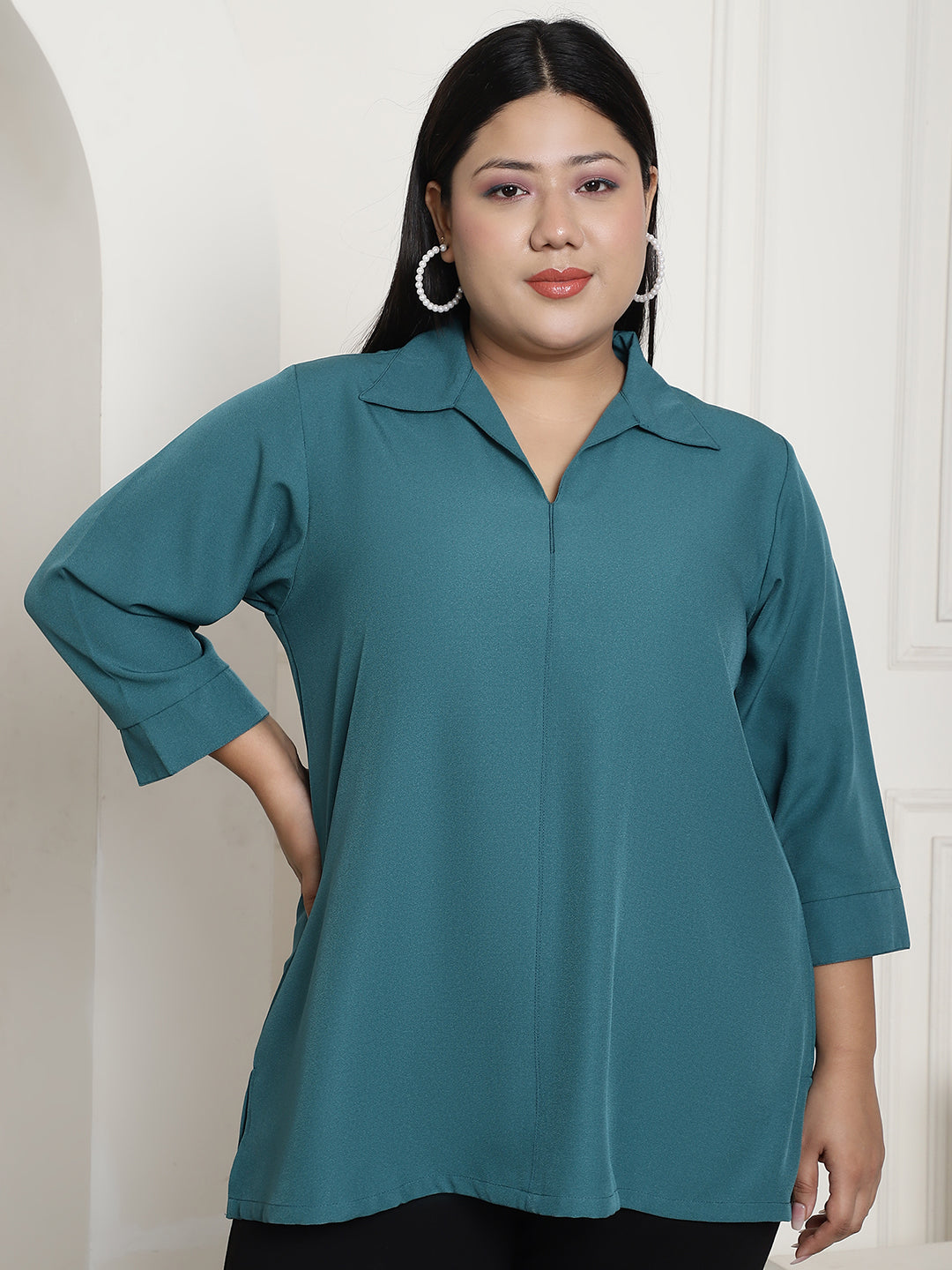 Trendy Plus Size Women Casual Top